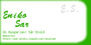 eniko sar business card